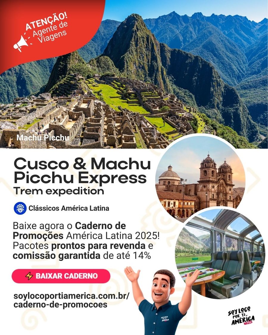 Arte de Machu Picchu para a SLP Operadora