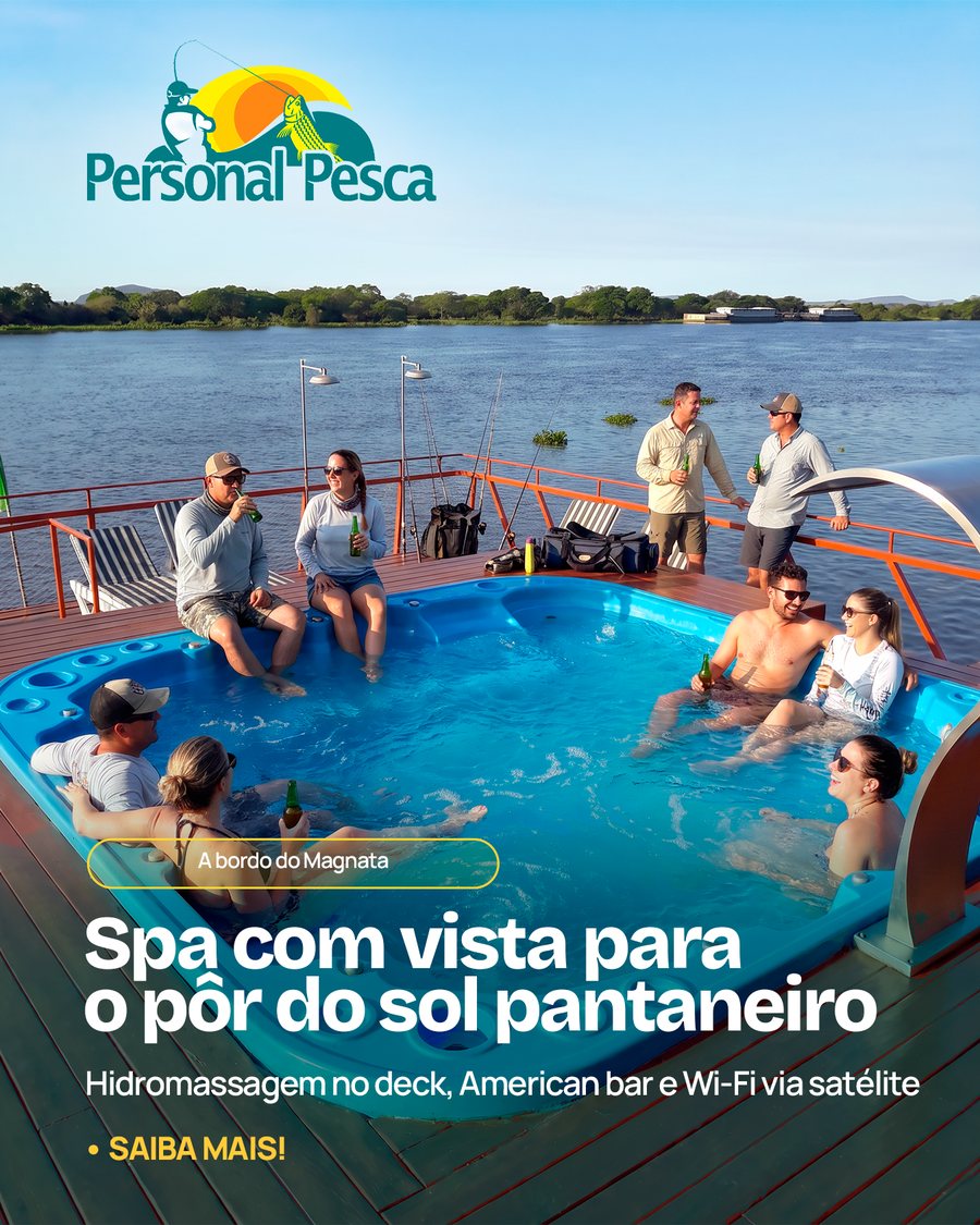 Arte do spa a bordo do Magnata para a Personal Pesca